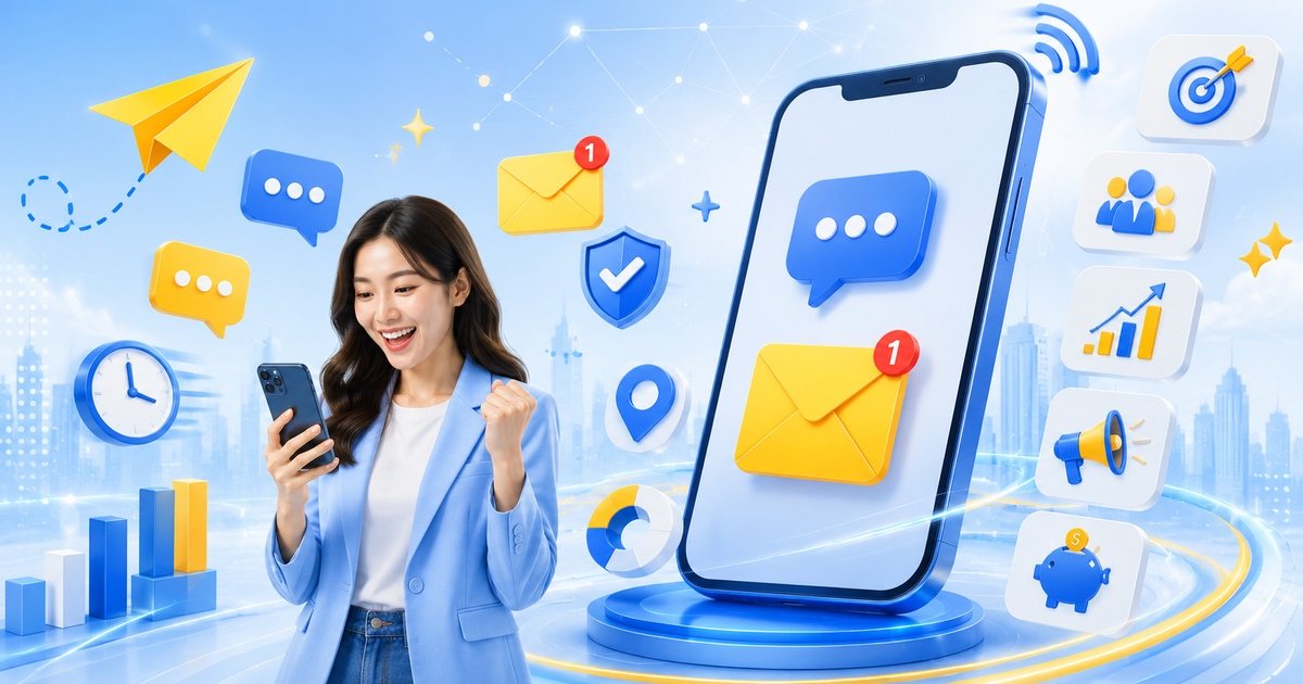 10 ข้อดีของ SMS Marketing ที่ธุรกิจไม่ควรมองข้าม
